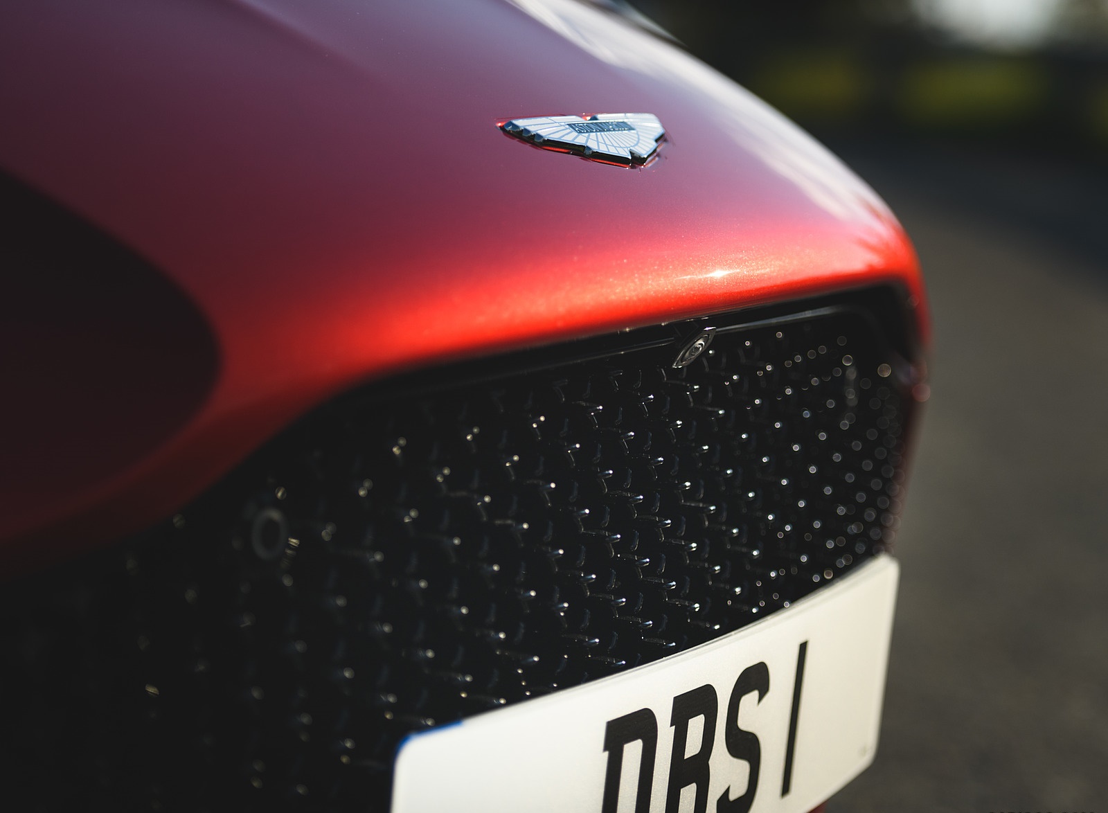 2019 Aston Martin DBS Superleggera (Color: Hyper Red) Grill Wallpapers #43 of 114