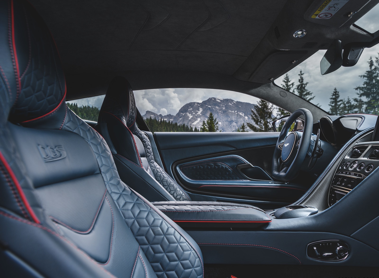 2019 Aston Martin DBS Superleggera (Color: Hyper Red) Interior Seats Wallpapers #50 of 114