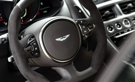 2019 Aston Martin DBS Superleggera (Color: Satin Xenon Grey) Interior Steering Wheel Wallpapers 450x275 (80)