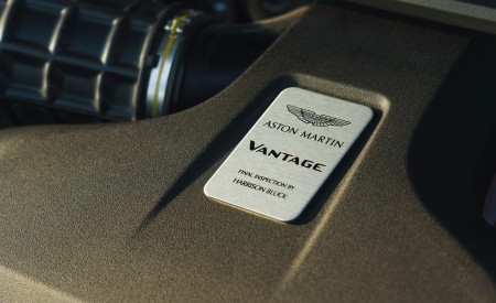 2019 Aston Martin Vantage (Color: White Stone) Engine Wallpapers 450x275 (113)