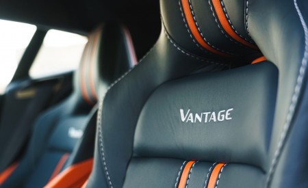 2019 Aston Martin Vantage (Color: White Stone) Interior Seats Wallpapers 450x275 (118)