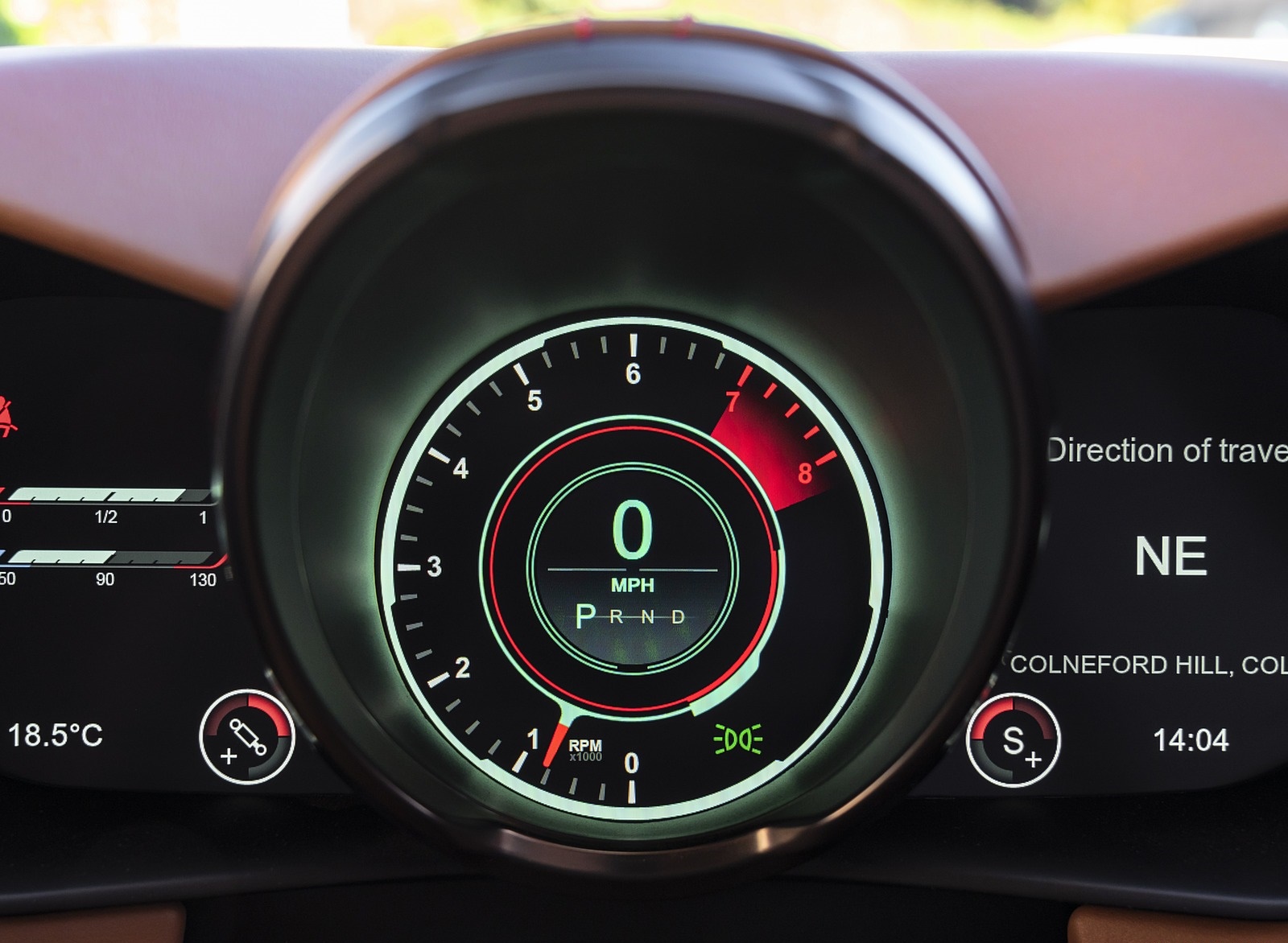 2019 Aston Martin Vantage Uk Spec Digital Instrument Cluster Wallpapers 75 Newcarcars