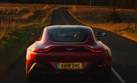 2019 Aston Martin Vantage (UK-Spec) Rear Wallpapers 450x275 (47)