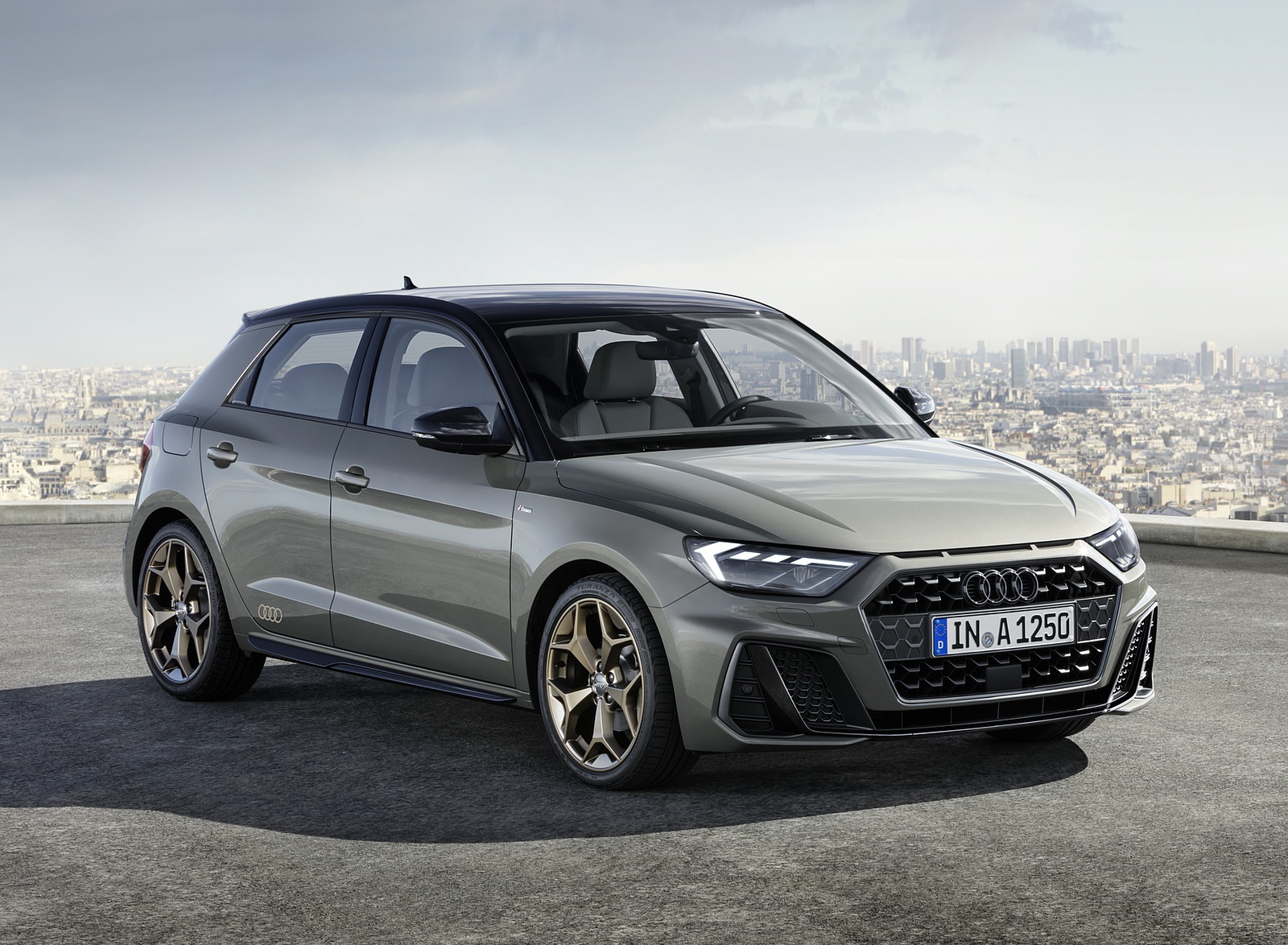 2019 Audi A1 Sportback (Color: Chronos Grey) Front Three-Quarter Wallpapers (1)