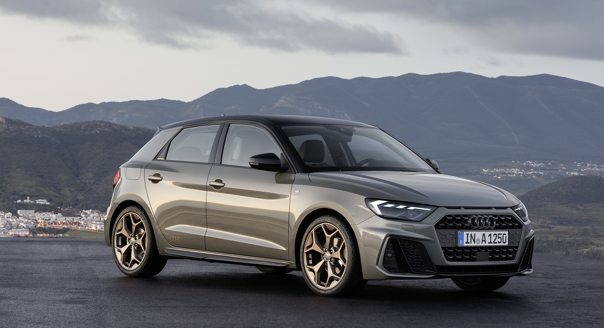 2019 Audi A1 Sportback (Color: Chronos Grey) Front Three-Quarter Wallpapers (3)