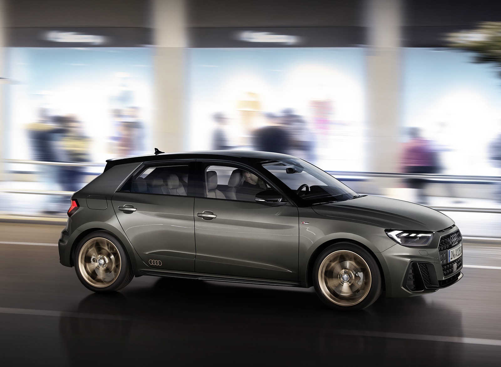 2019 Audi A1 Sportback (Color: Chronos Grey) Side Wallpapers (7)