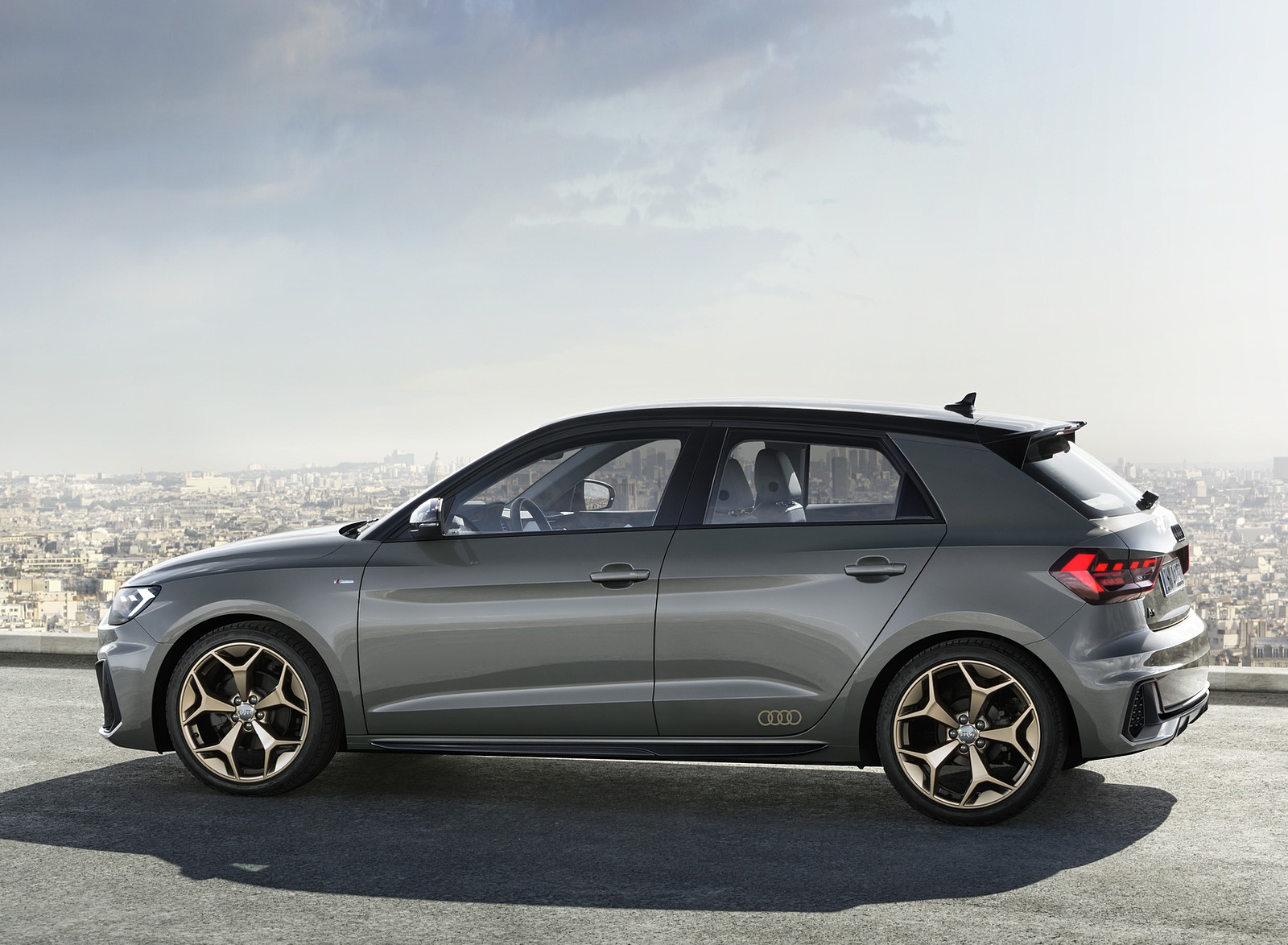 2019 Audi A1 Sportback (Color: Chronos Grey) Side Wallpapers #6 of 31