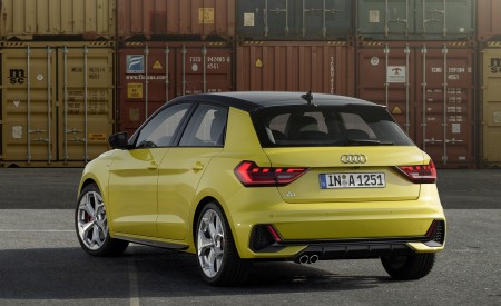 2019 Audi A1 Sportback (Color: Python Yellow) Rear Three-Quarter Wallpapers 450x275 (13)