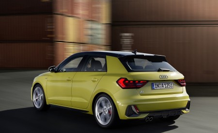 2019 Audi A1 Sportback (Color: Python Yellow) Rear Three-Quarter Wallpapers 450x275 (22)