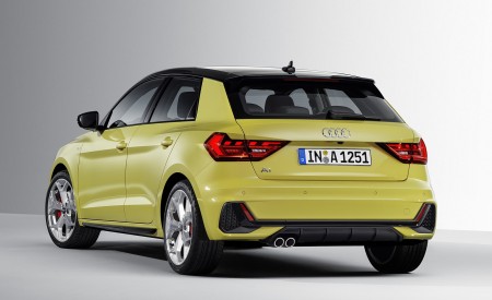 2019 Audi A1 Sportback (Color: Python Yellow) Rear Three-Quarter Wallpapers 450x275 (21)