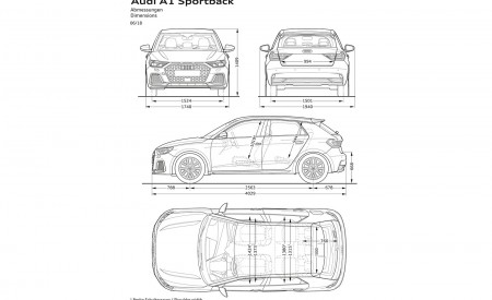 2019 Audi A1 Sportback Dimensions Wallpapers 450x275 (31)