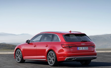 2019 Audi A4 Avant (Color: Misano Red) Rear Three-Quarter Wallpapers 450x275 (17)