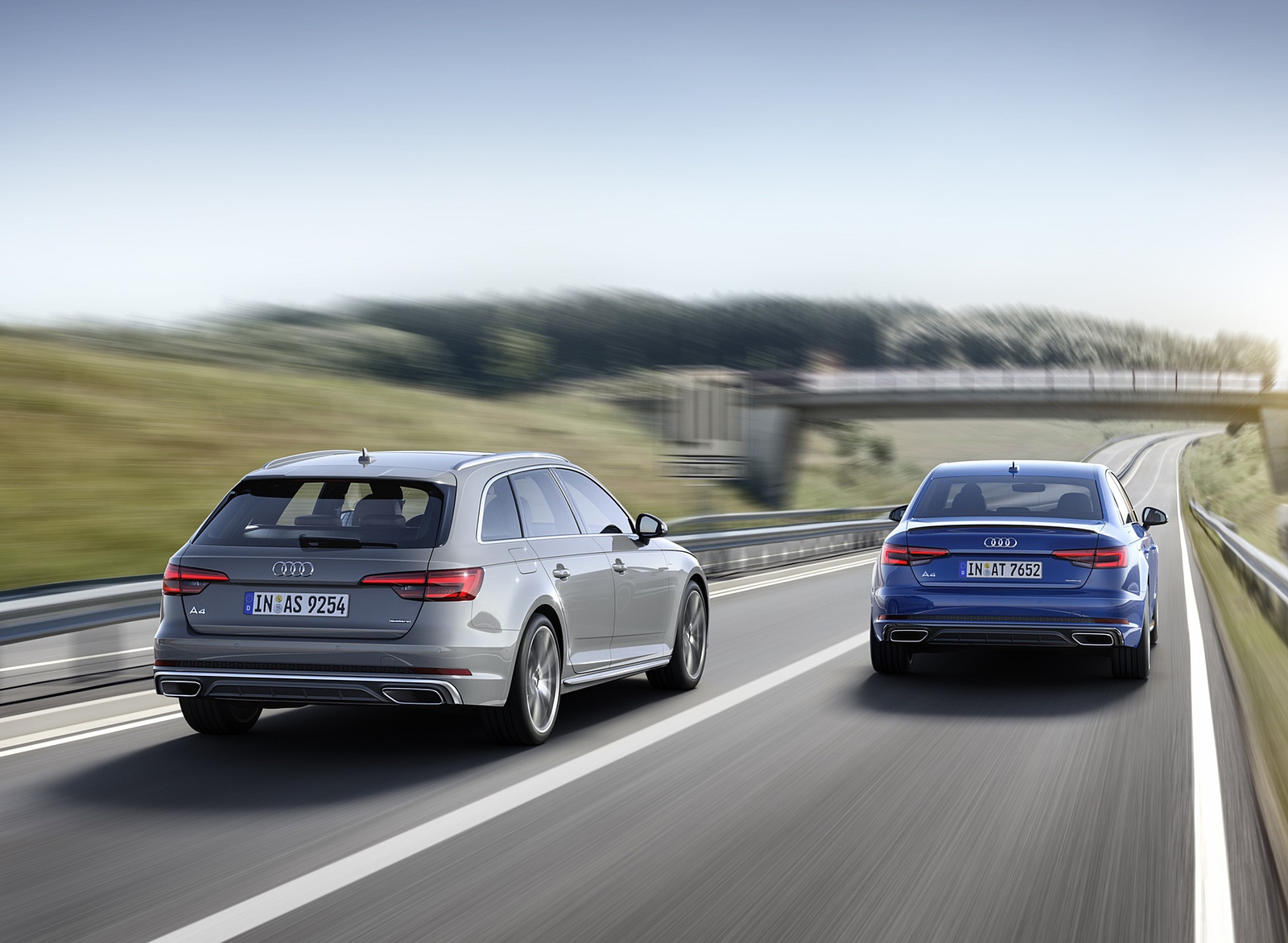 2019 Audi A4 Avant (Color: Quantum Gray) Rear Wallpapers (4)