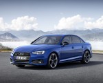 2019 Audi A4 (Color: Ascari Blue) Front Three-Quarter Wallpapers 150x120