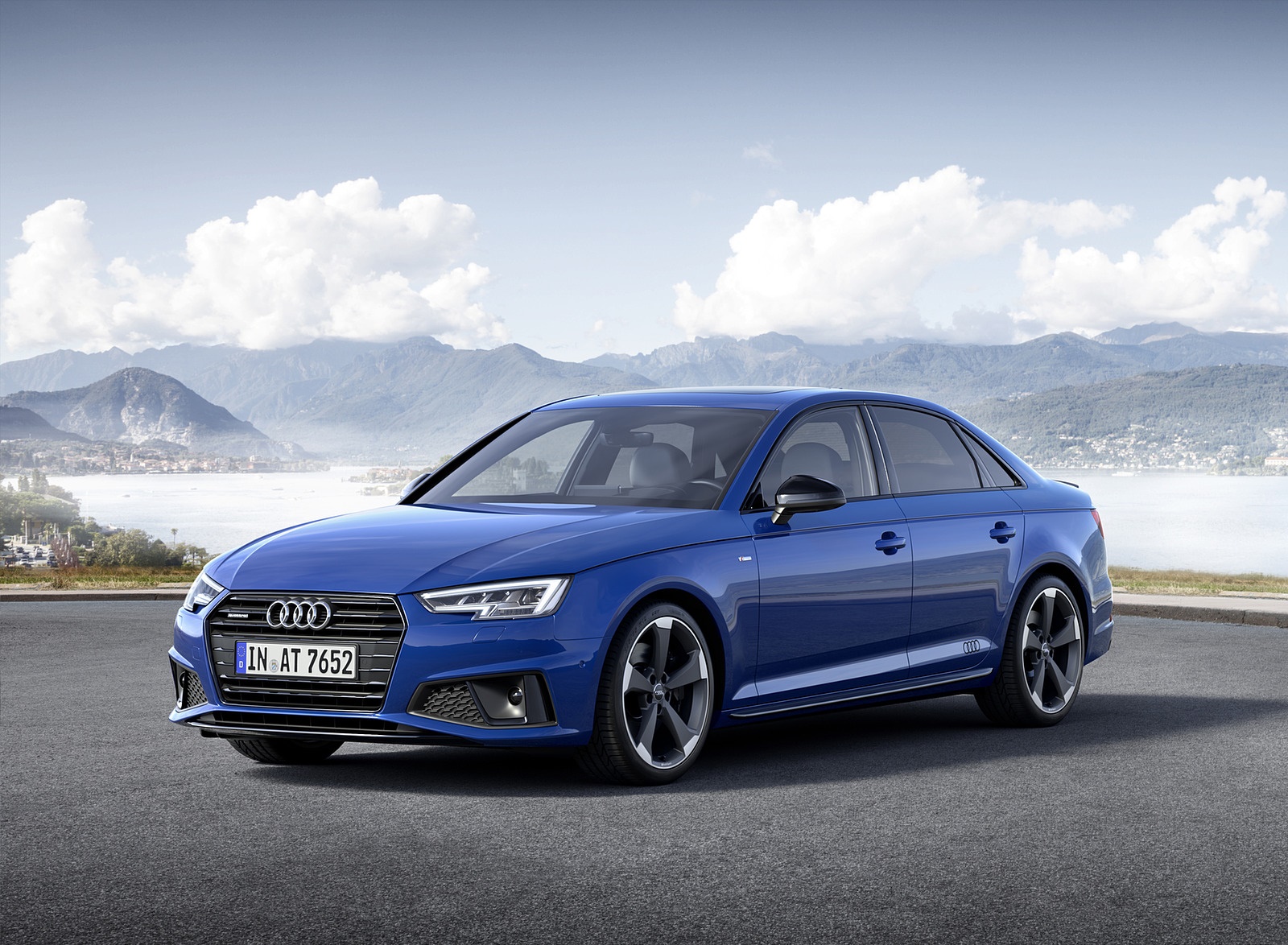 2019 Audi A4 (Color: Ascari Blue) Front Three-Quarter Wallpapers #26 of 35