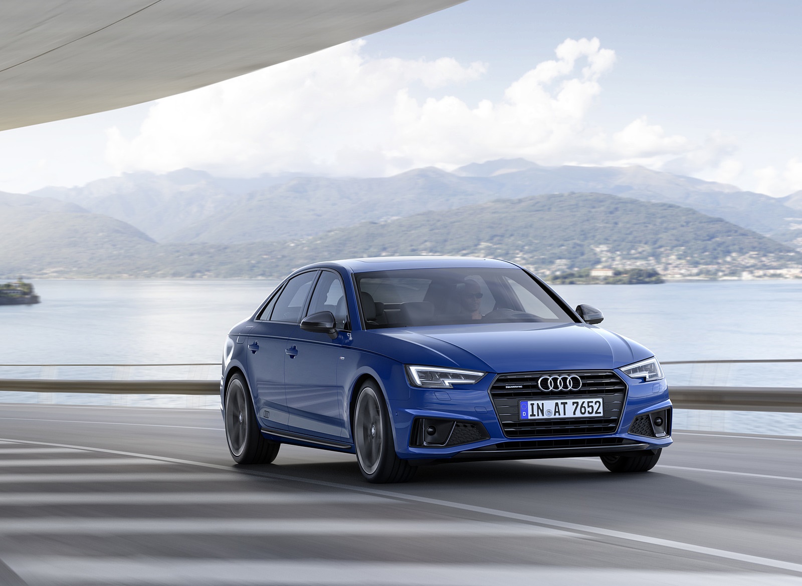 2019 Audi A4 (Color: Ascari Blue) Front Three-Quarter Wallpapers #25 of 35