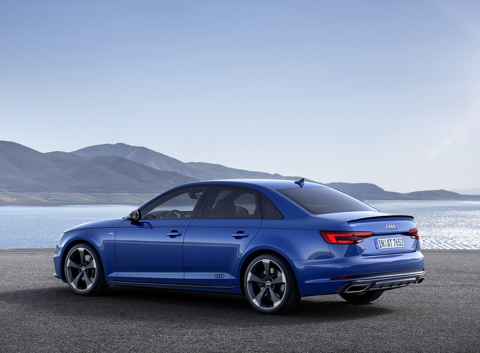 2019 Audi A4 (Color: Ascari Blue) Rear Three-Quarter Wallpapers #30 of 35