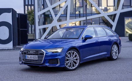 2019 Audi A6 Avant (Color: Sepang Blue) Front Three-Quarter Wallpapers 450x275 (33)