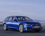 2019 Audi A6 Avant (Color: Sepang Blue) Front Three-Quarter Wallpapers 150x120