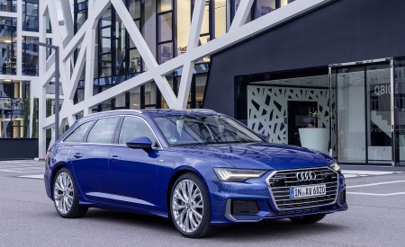 2019 Audi A6 Avant (Color: Sepang Blue) Front Three-Quarter Wallpapers 450x275 (34)