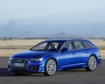 2019 Audi A6 Avant (Color: Sepang Blue) Front Three-Quarter Wallpapers 150x120