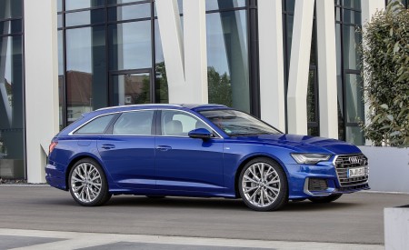 2019 Audi A6 Avant (Color: Sepang Blue) Front Three-Quarter Wallpapers 450x275 (40)