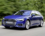 2019 Audi A6 Avant (Color: Sepang Blue) Front Three-Quarter Wallpapers 150x120