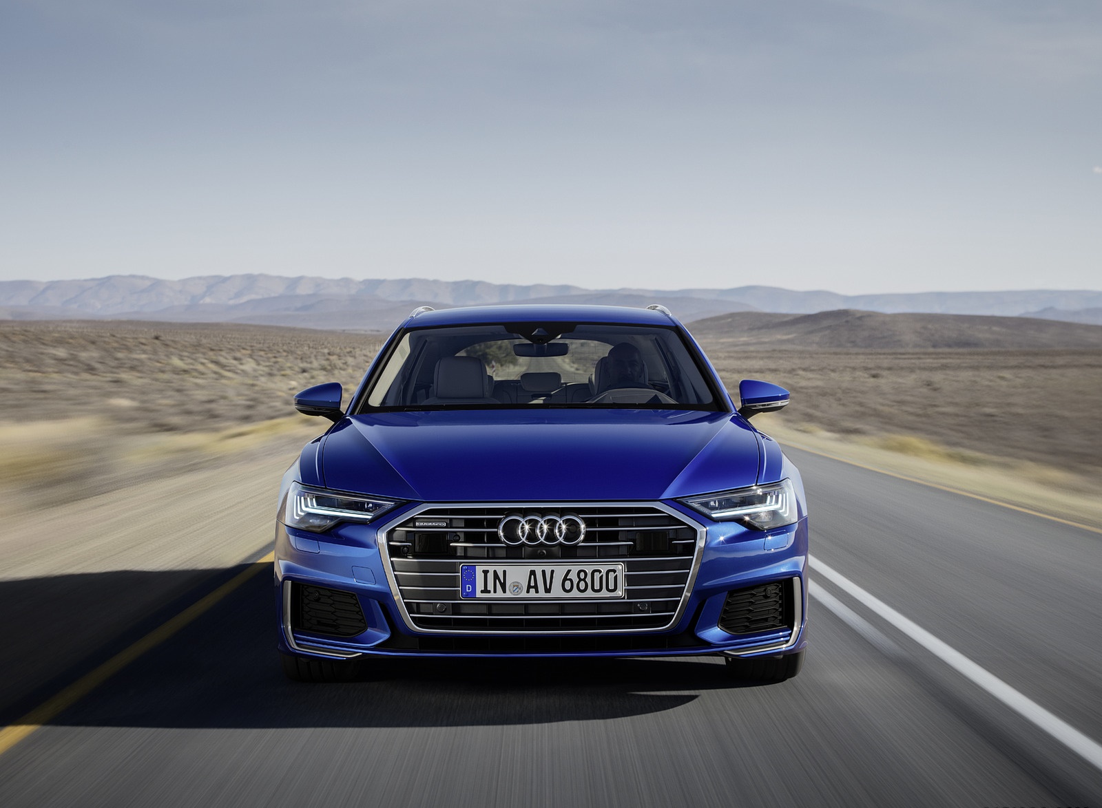 2019 Audi A6 Avant (Color: Sepang Blue) Front Wallpapers (2)