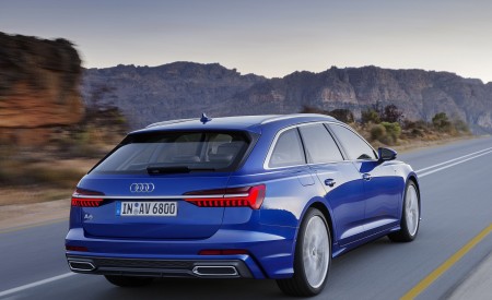 2019 Audi A6 Avant (Color: Sepang Blue) Rear Three-Quarter Wallpapers 450x275 (5)