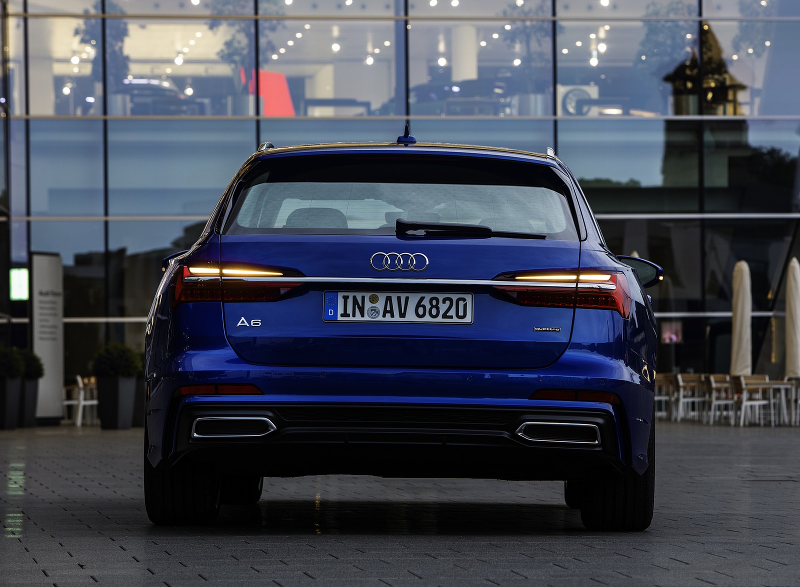 2019 Audi A6 Avant (Color: Sepang Blue) Rear Wallpapers #49 of 86