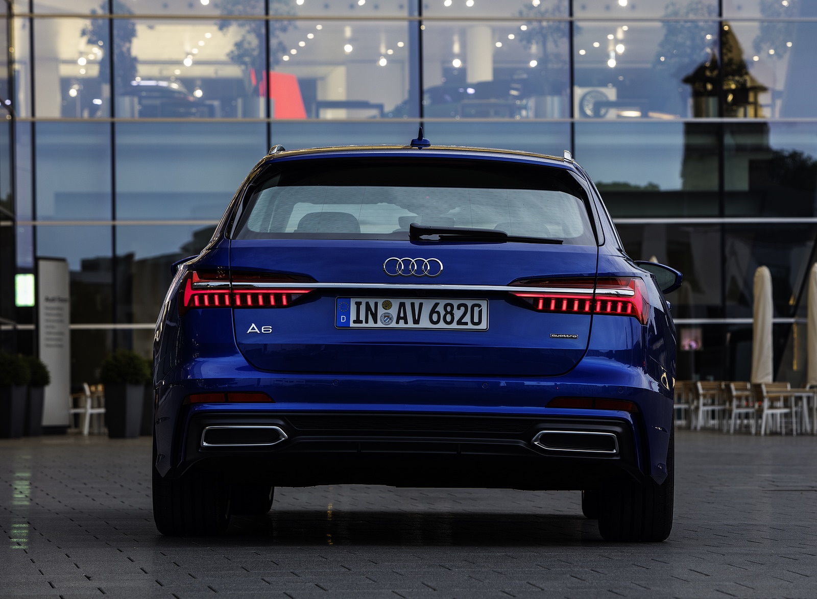 2019 Audi A6 Avant (Color: Sepang Blue) Rear Wallpapers #48 of 86
