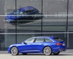 2019 Audi A6 Avant (Color: Sepang Blue) Side Wallpapers 150x120