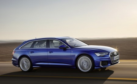 2019 Audi A6 Avant (Color: Sepang Blue) Side Wallpapers 450x275 (7)