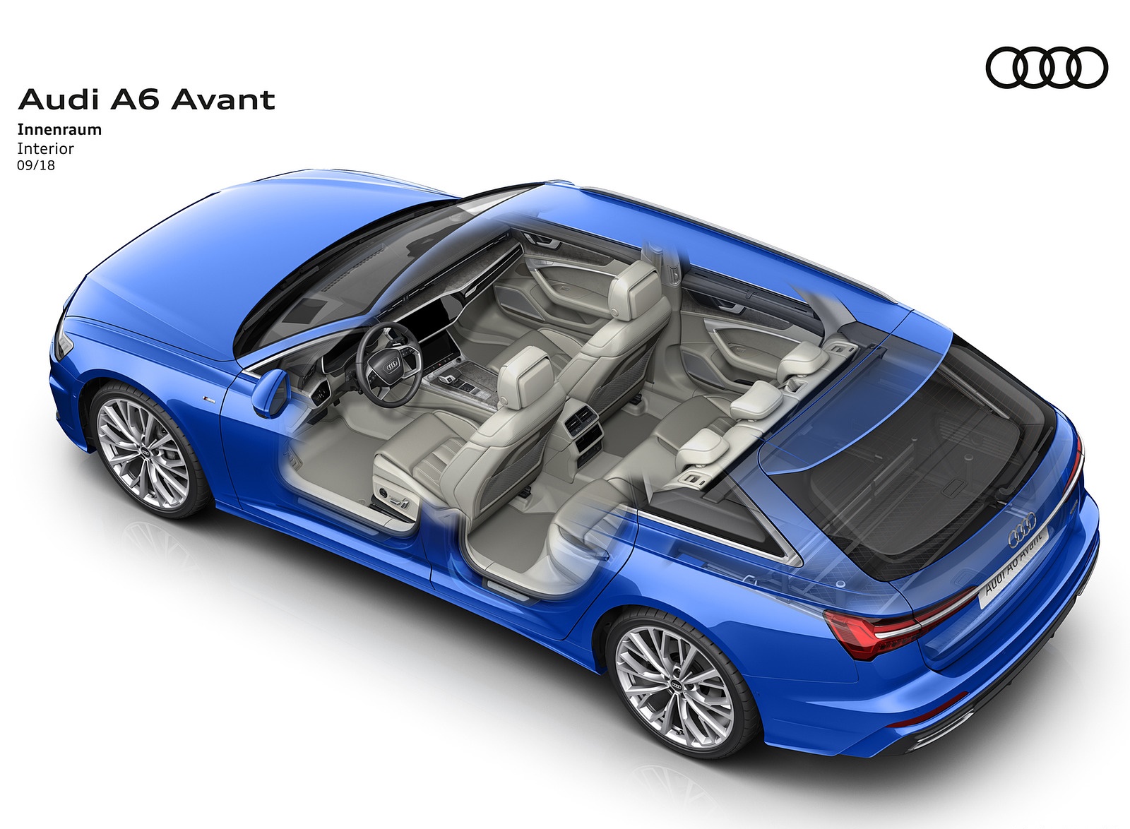 2019 Audi A6 Avant Phantom View Interior Wallpapers #78 of 86