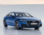2019 Audi A7 Sportback (Color: Ara Blue) Front Three-Quarter Wallpapers 150x120 (18)