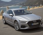 2019 Audi A7 Sportback (Color: Florett Silver) Front Three-Quarter Wallpapers 150x120