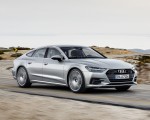 2019 Audi A7 Sportback (Color: Florett Silver) Front Three-Quarter Wallpapers 150x120