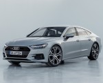 2019 Audi A7 Sportback (Color: Florett Silver) Front Three-Quarter Wallpapers 150x120