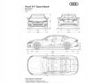 2019 Audi A7 Sportback Design Sketch Wallpapers 150x120