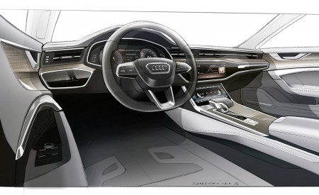 2019 Audi A7 Sportback Design Sketch Wallpapers 450x275 (31)