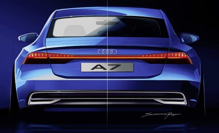2019 Audi A7 Sportback Design Sketch Wallpapers 450x275 (35)