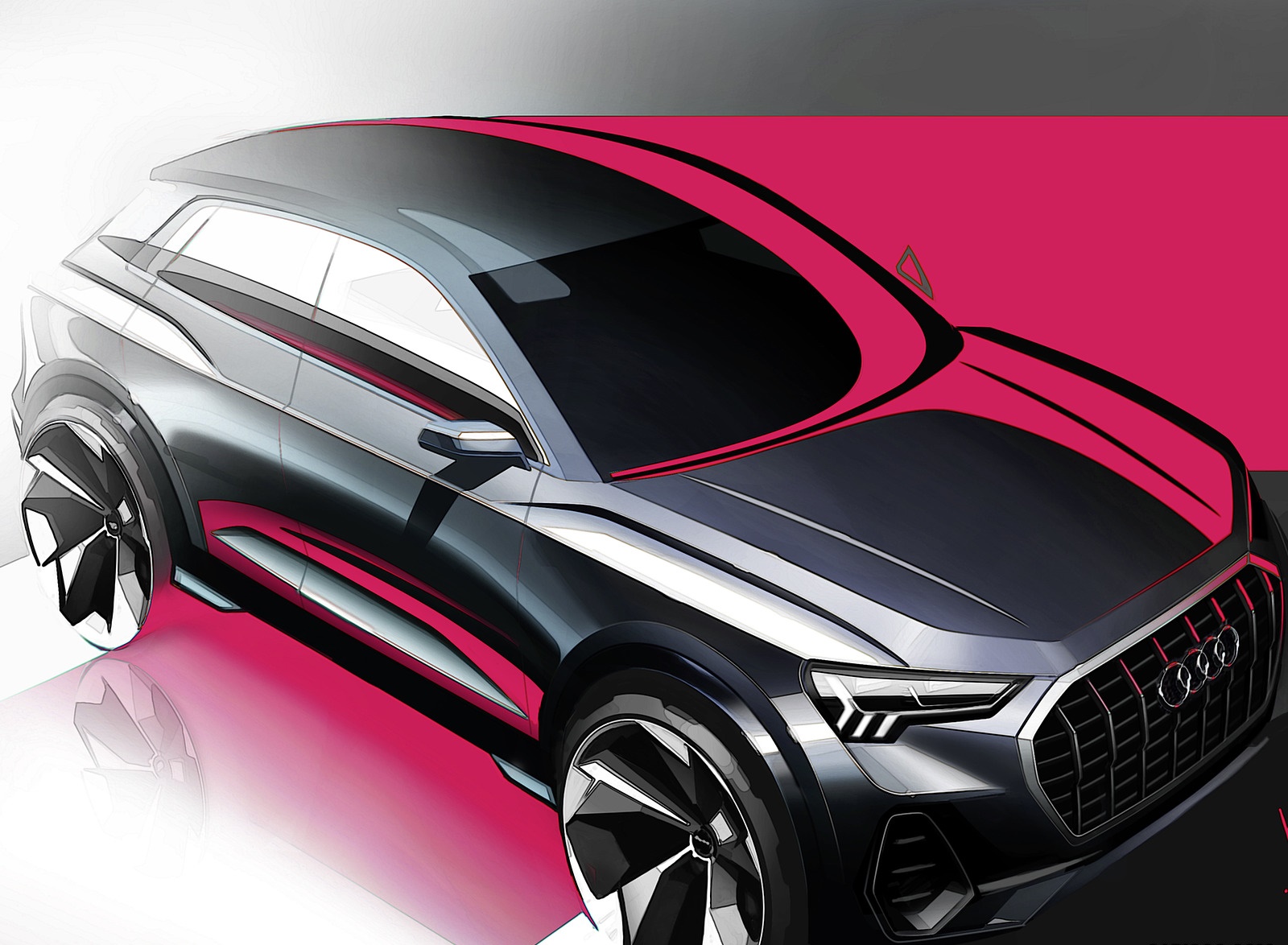 2019 Audi Q3 Design Sketch Wallpapers #34 of 40