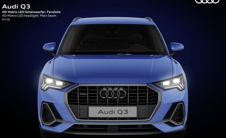 2019 Audi Q3 HD Matrix LED headlight Main beam Wallpapers 450x275 (23)