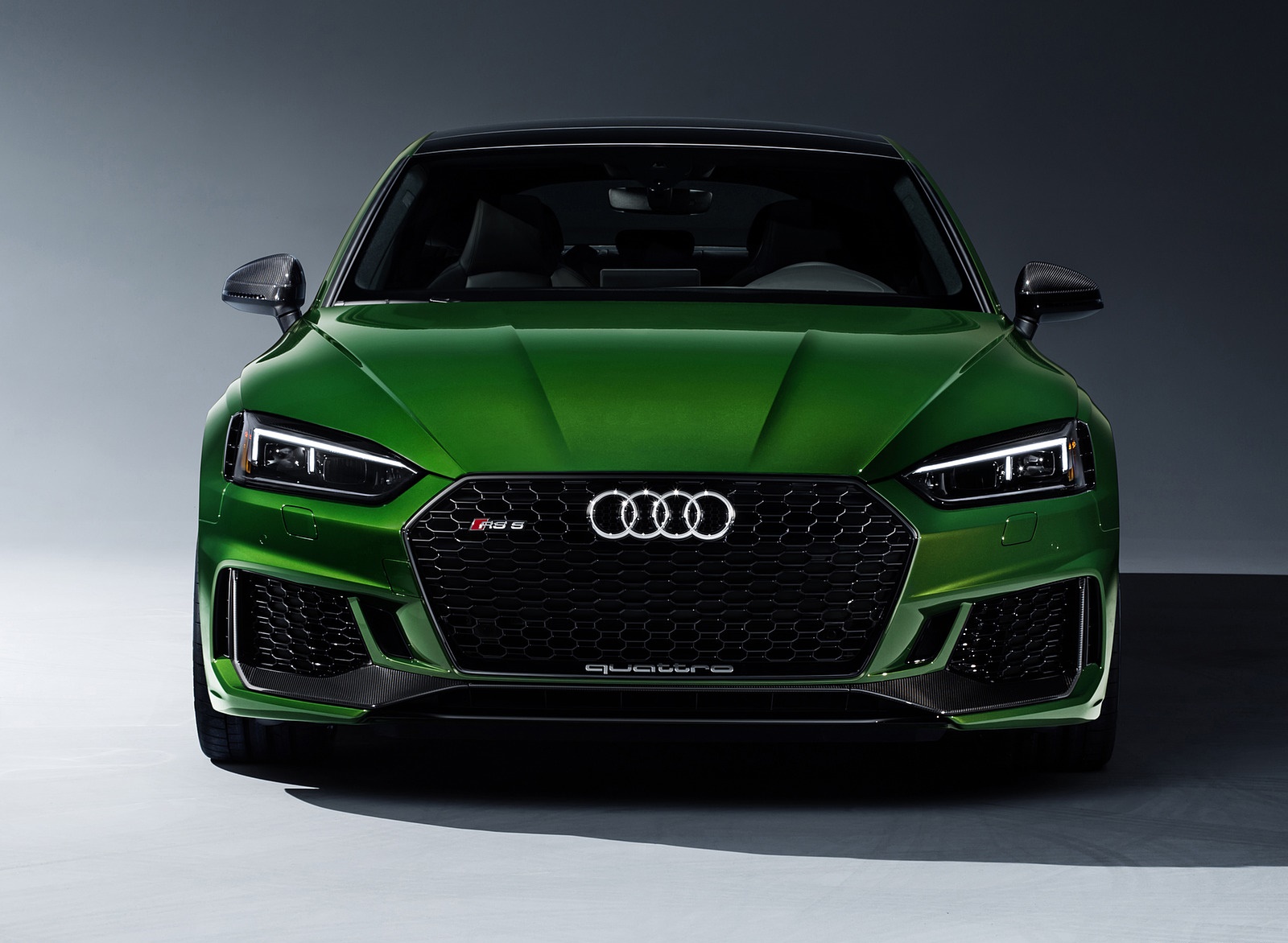 2019 Audi RS5 Sportback (Color: Sonoma Green Metallic) Front Wallpapers #37 of 84