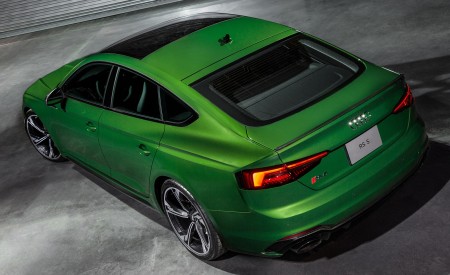 2019 Audi RS5 Sportback (Color: Sonoma Green Metallic) Rear Three-Quarter Wallpapers 450x275 (39)