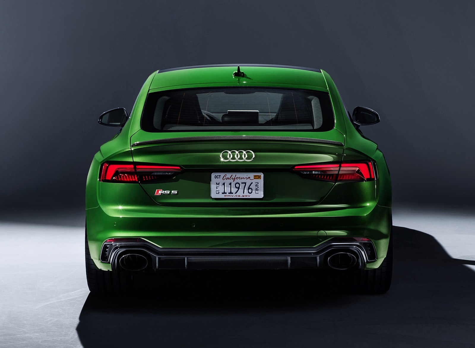 2019 Audi RS5 Sportback (Color: Sonoma Green Metallic) Rear Wallpapers #61 of 84