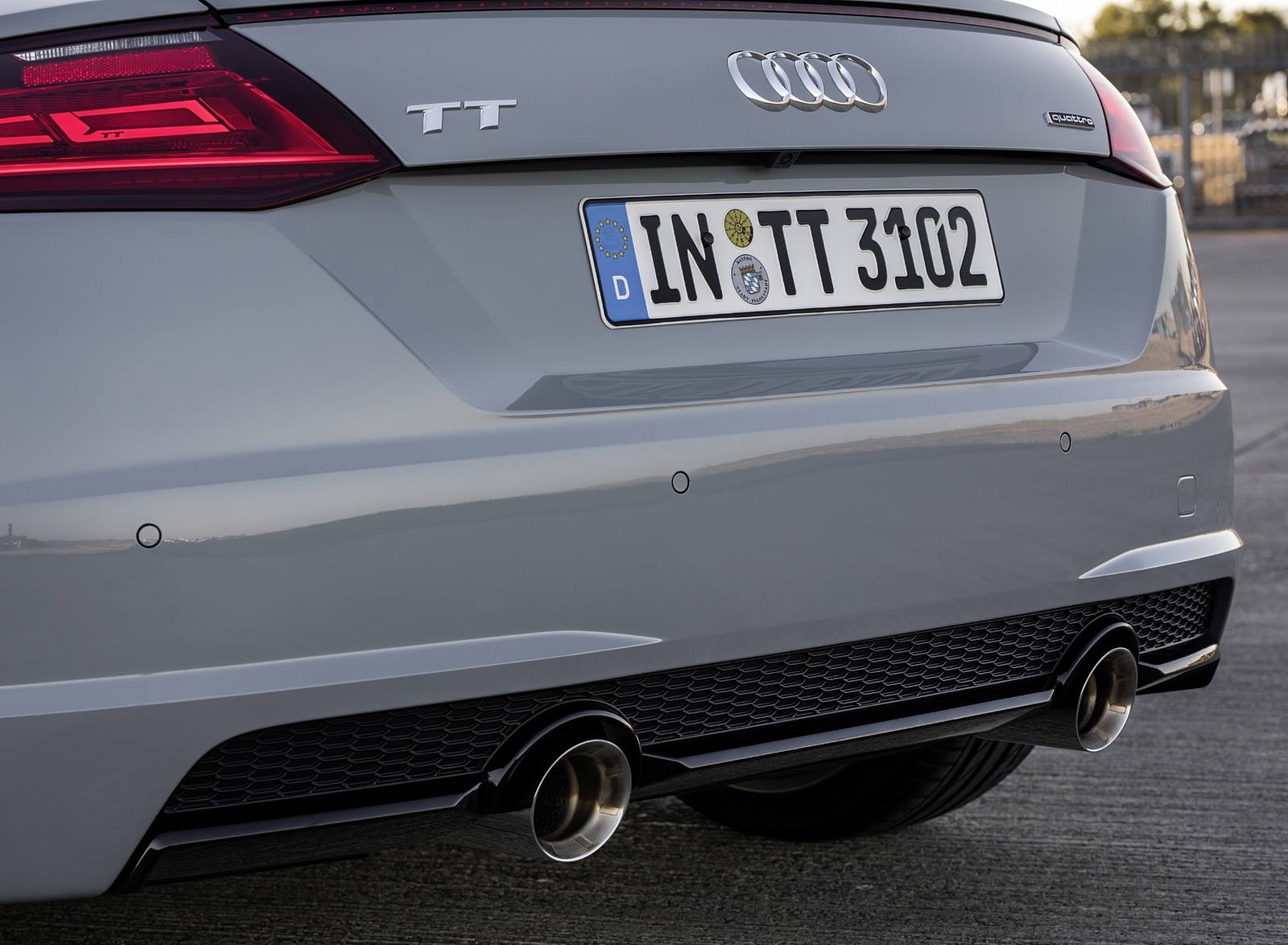 2019 Audi TT 20th Anniversary Edition (Color: Arrow Gray) Spoiler Wallpapers #29 of 38