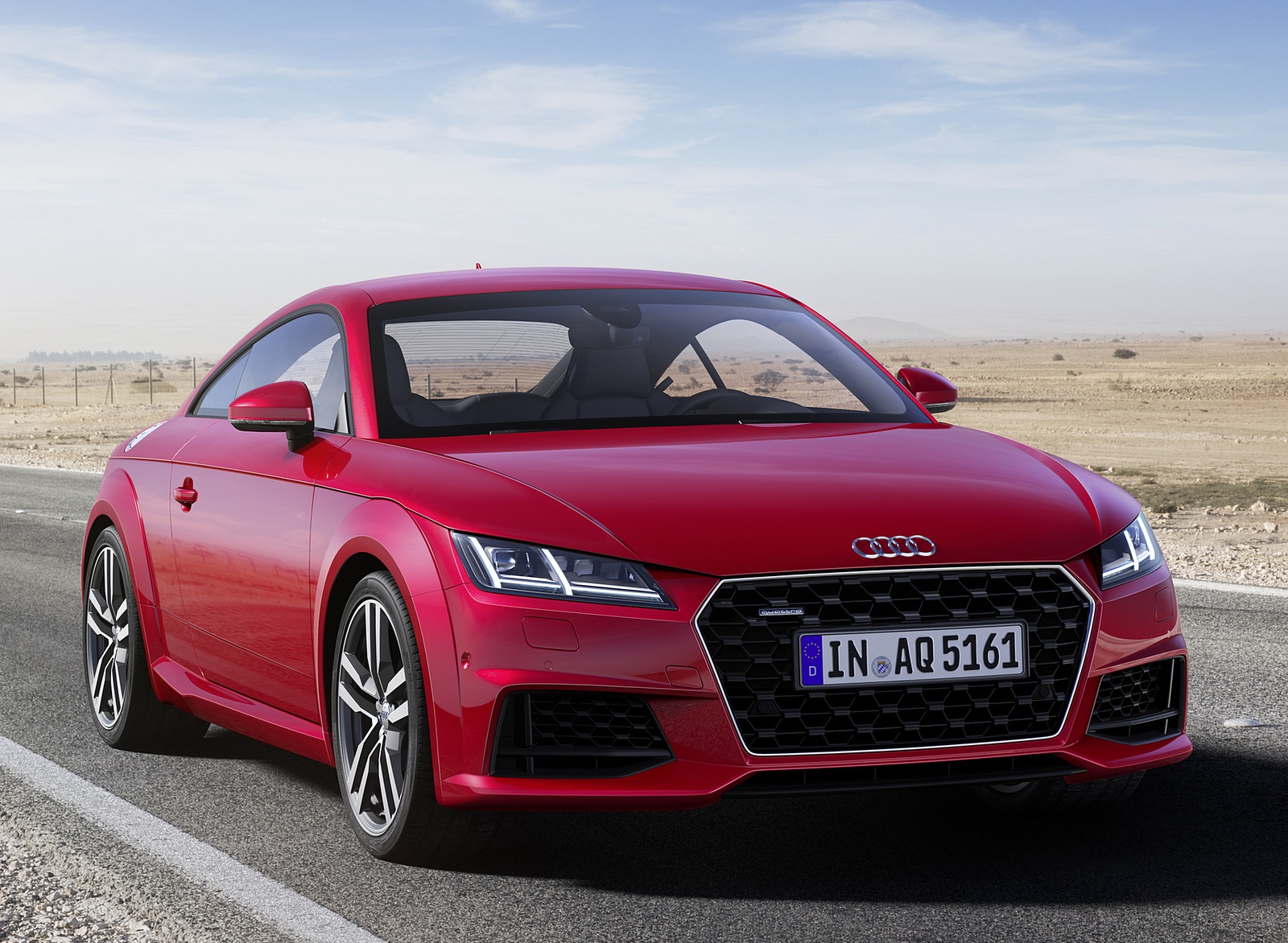 2019 Audi TT Coupe (Color: Tango Red) Front Wallpapers (9)