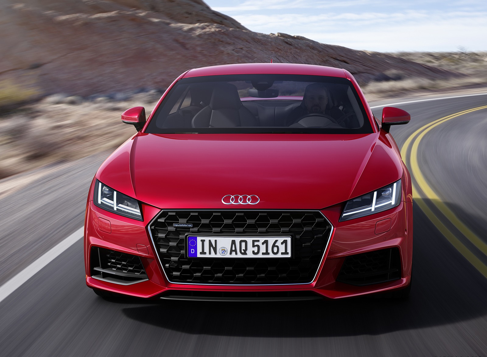 2019 Audi TT Coupe (Color: Tango Red) Front Wallpapers (1)