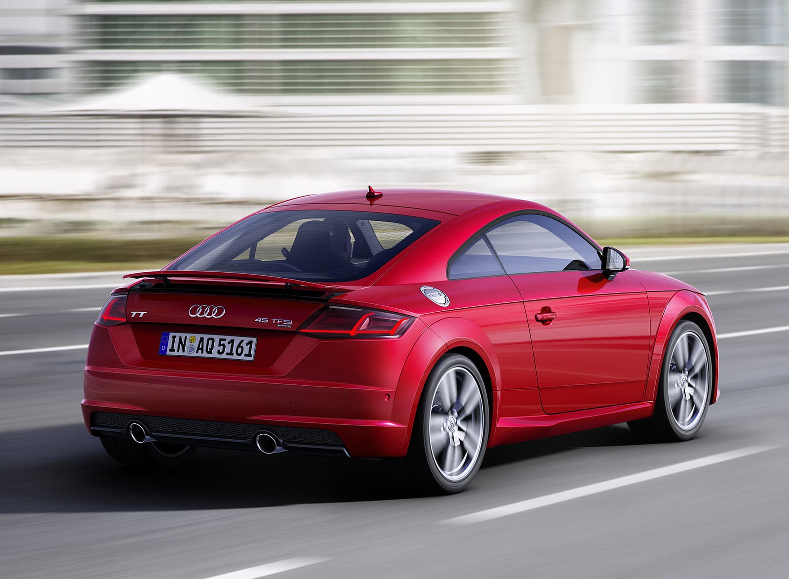 2019 Audi TT Coupe (Color: Tango Red) Rear Three-Quarter Wallpapers #7 of 35